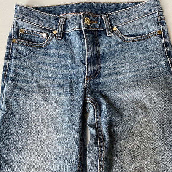 Tory Burch Wide Leg Jeans High Rise Size 25 - Picture 3 of 12